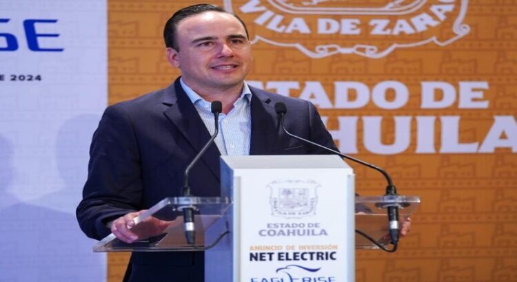 Manolo Jiménez informa de inversiones billonarias en Coahuila