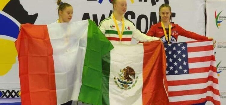 Mexicana gana el Mundial de Gimnasia Artística para atletas con Síndrome de Down Mexicana gana el Mundial de Gimnasia Artística para atletas con Síndrome de Down