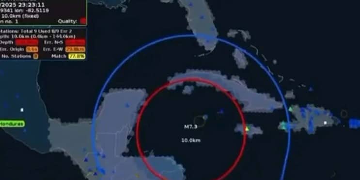 Sismo de 7.6 en Honduras activa alertas de tsunami en el Caribe