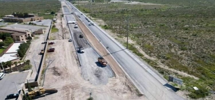 Avanzan las obra de ampliación del bulevar Nazario Ortiz en Saltillo