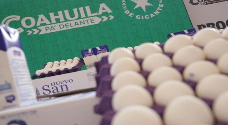 El estado de Coahuila cierra la distribución del programa de huevo y leche en 38 municipios