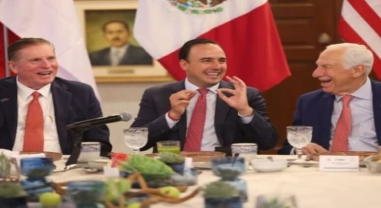 El gobernador de Coahuila se reúne con los empresarios de Texas para fortalecer lazos
