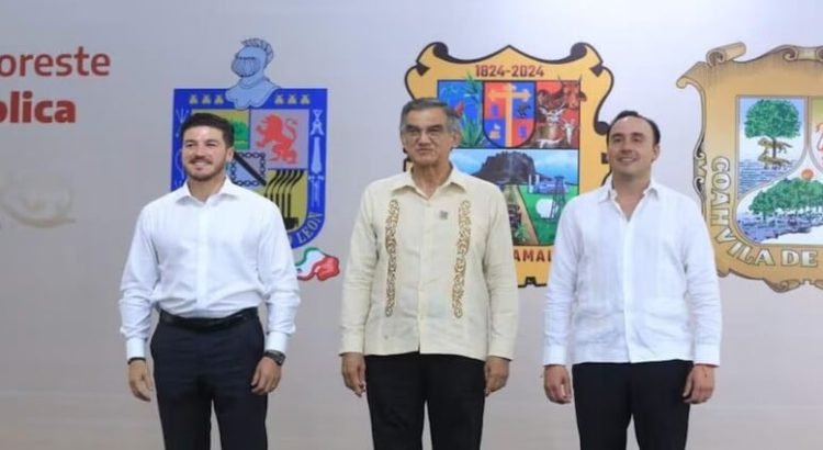 Los gobernadores de los estados de Coahuila, Tamaulipas y NL acuerdan acciones contra la delincuencia