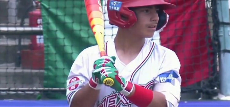 México Sub-12 sorprende a Japón con emocionante victoria en Mundial de Beisbol en China Taipéi