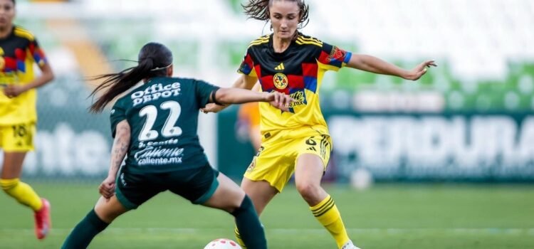 América vence a León y toma la cima del Apertura 2025 de la liga femenil