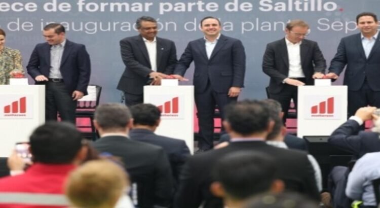 El estado de Coahuila se consolida como destino de inversión con la llegada de Motherson SaS El estado de Coahuila se consolida como destino de inversión con la llegada de Motherson SaS