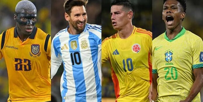 Estas son las selecciones de Conmebol clasificadas al Mundial