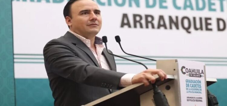 El gobernador de Coahuila pide considerar proyecto nacional para fortalecer policías locales