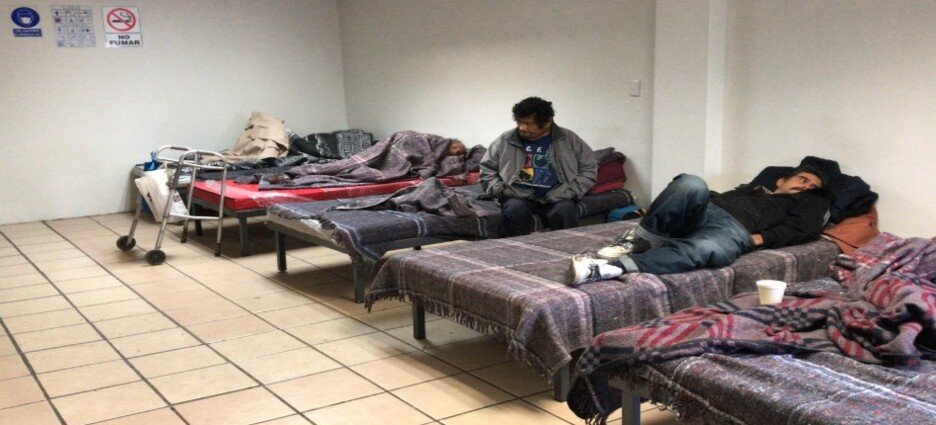 Saltillo alista los albergues ante los pronóstico de las bajas temperaturas